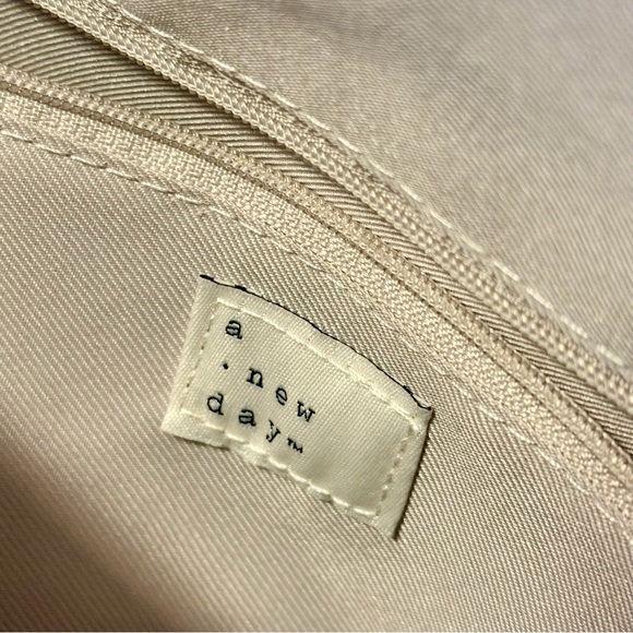 NWT A New Day Croc-Embossed Backpack Gray Faux Leather Minimalist Chic - Picture 7 of 12